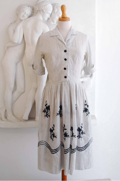 1950er kjole i A of Vintage